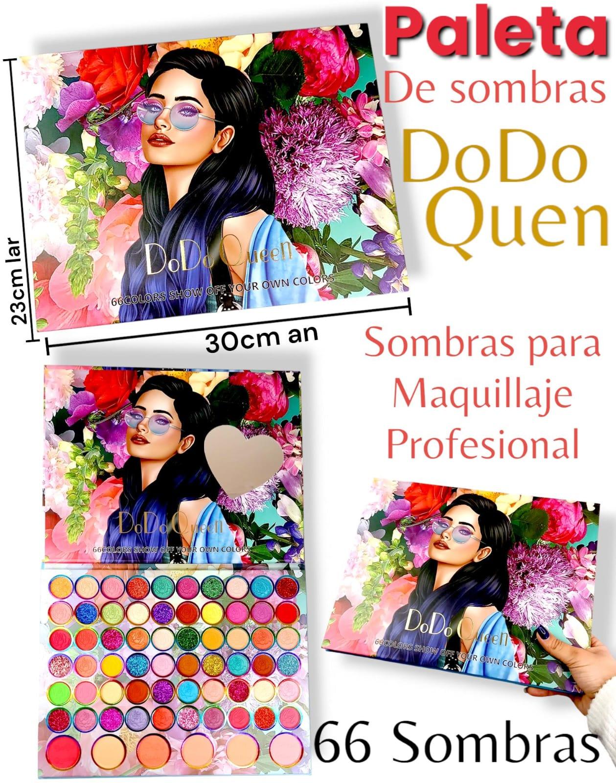 Paleta de Sombras Dodo Queen Show Off Your Own Colors 23cm